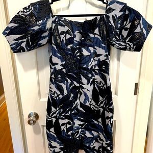 Alton Gray Puff Sleeve dress